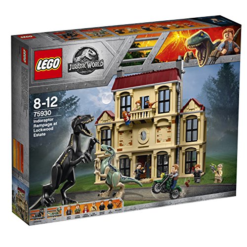 Lego Jurassic World Indoraptor-Verwüstung des Lockwood Anwesens 75930 Spielzeug für Jungen und Mädchen 2
