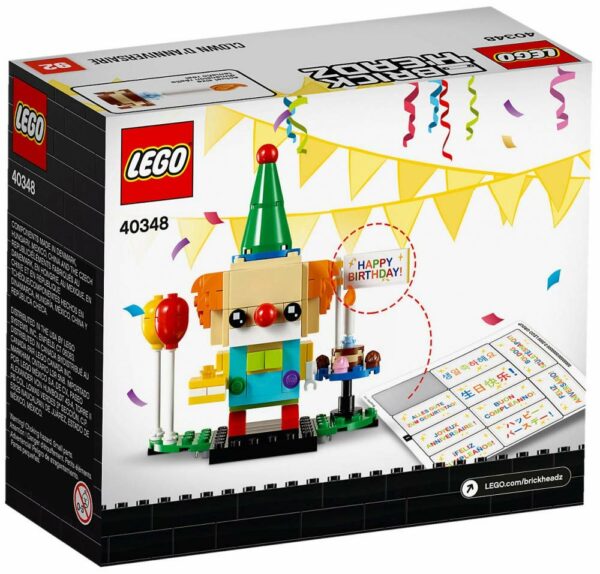 LEGO Brickheadz 40348 Geburtstagsclown