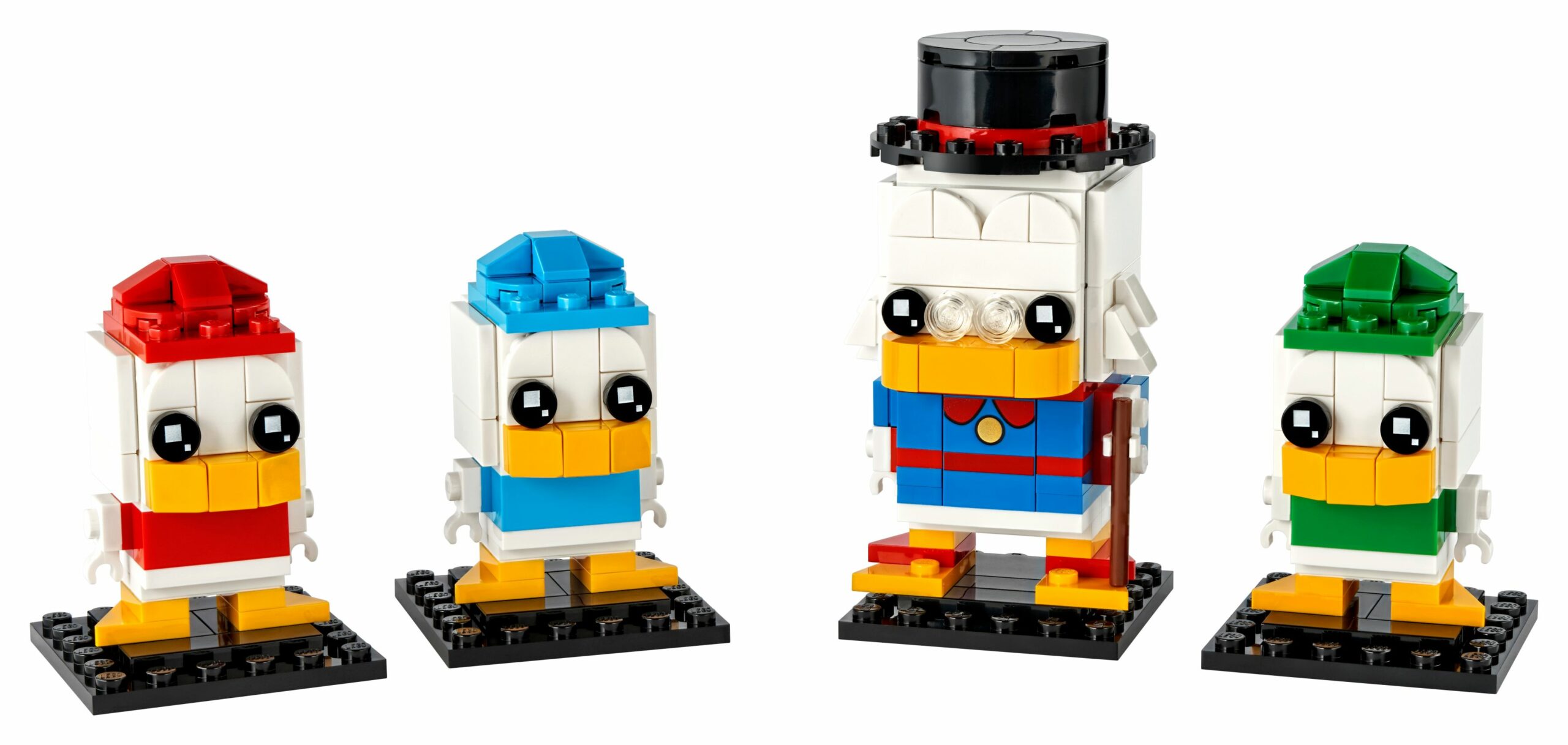 LEGO BrickHeadz Dagobert Duck, Tick, Trick & Track 40477