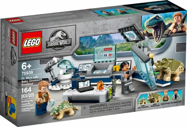 LEGO Jurassic World - Dr. Wus Labor Ausbruch der Baby-Dinosaurier 75939