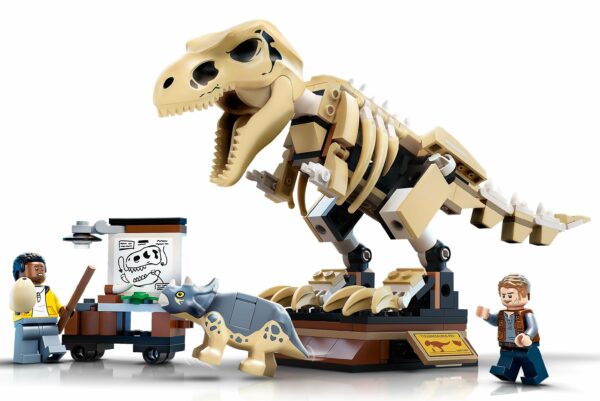 LEGO Jurassic World - T. Rex-Skelett in der Fossilienausstellung 76940