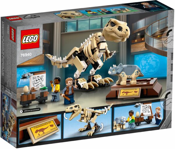 LEGO Jurassic World - T. Rex-Skelett in der Fossilienausstellung 76940