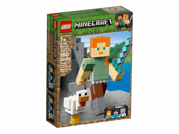 LEGO Minecraft BigFig Alex mit Huhn 21149