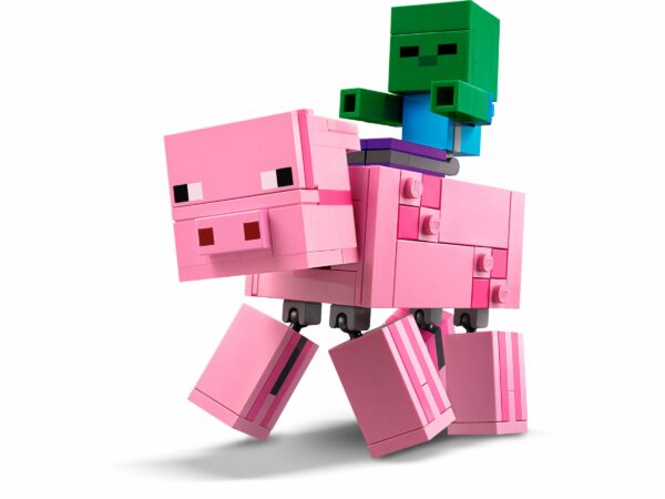 LEGO Minecraft BigFig Schwein mit Zombiebaby 21157