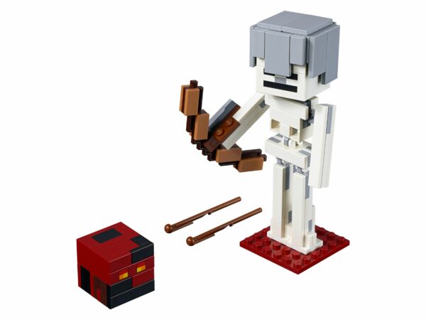 LEGO Minecraft BigFig Skelett mit Magmawürfel 21150