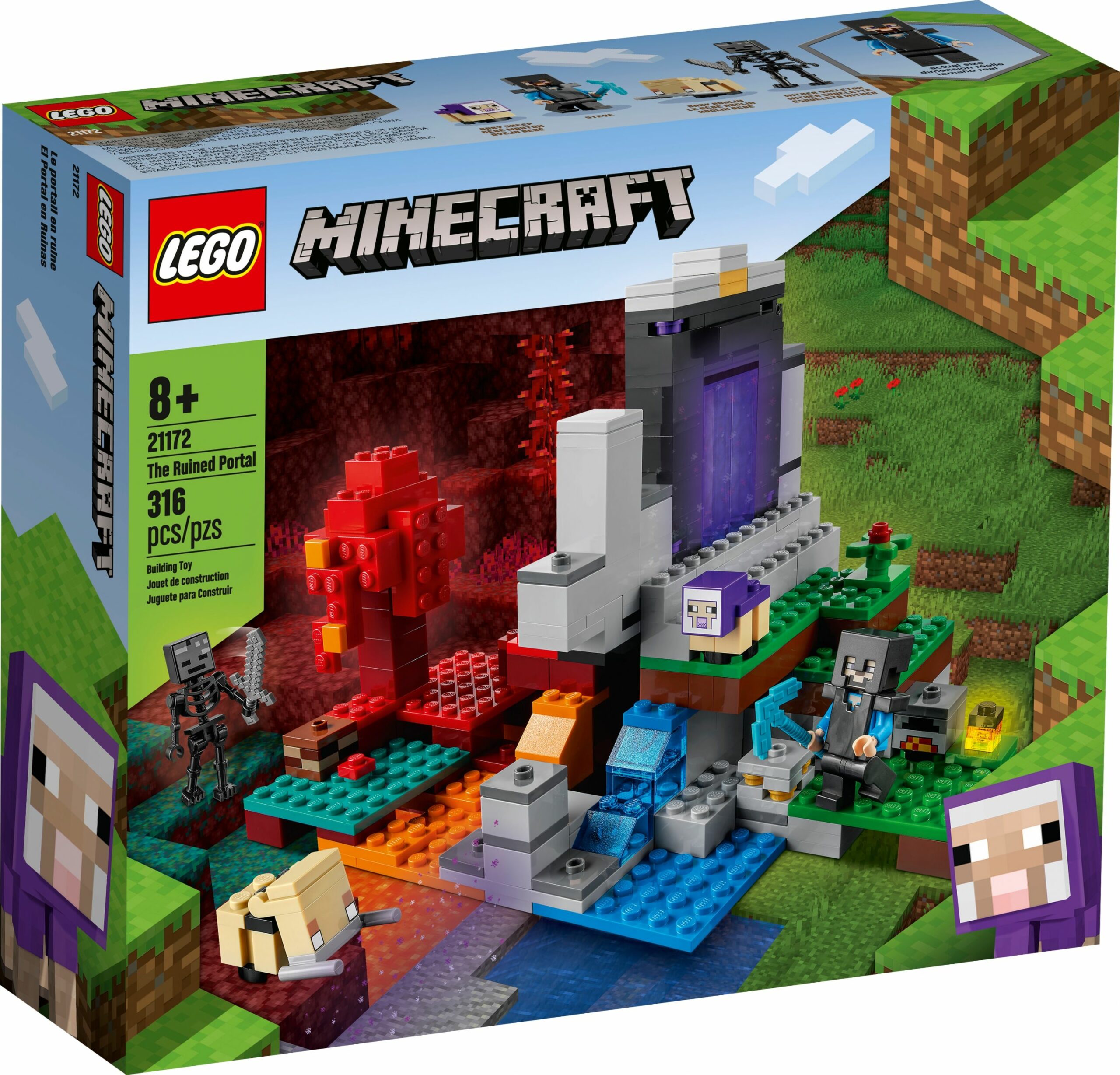 LEGO Minecraft Das zerstörte Portal 21172 - mein-baustein.de