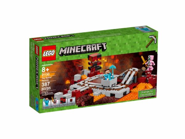 LEGO Minecraft Die Nether-Eisenbahn 21130