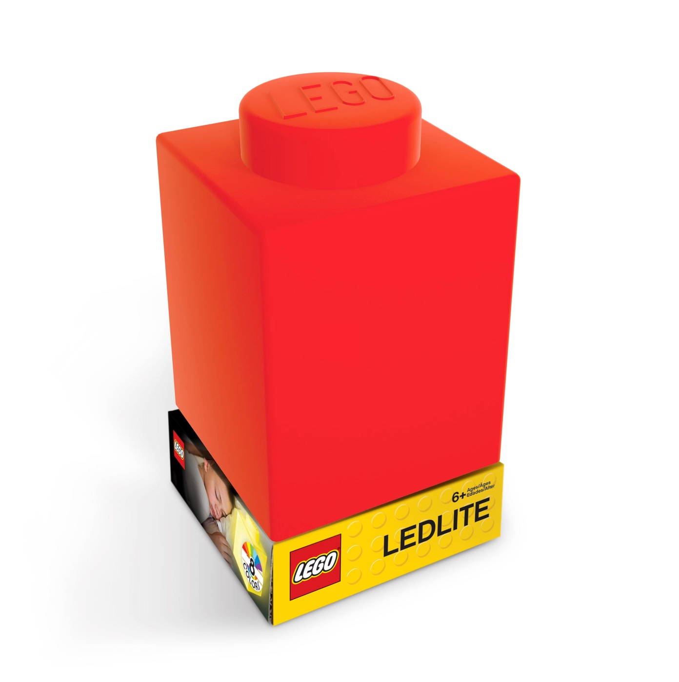 LEGO 1x1 Stein-Nachtlicht – Rot