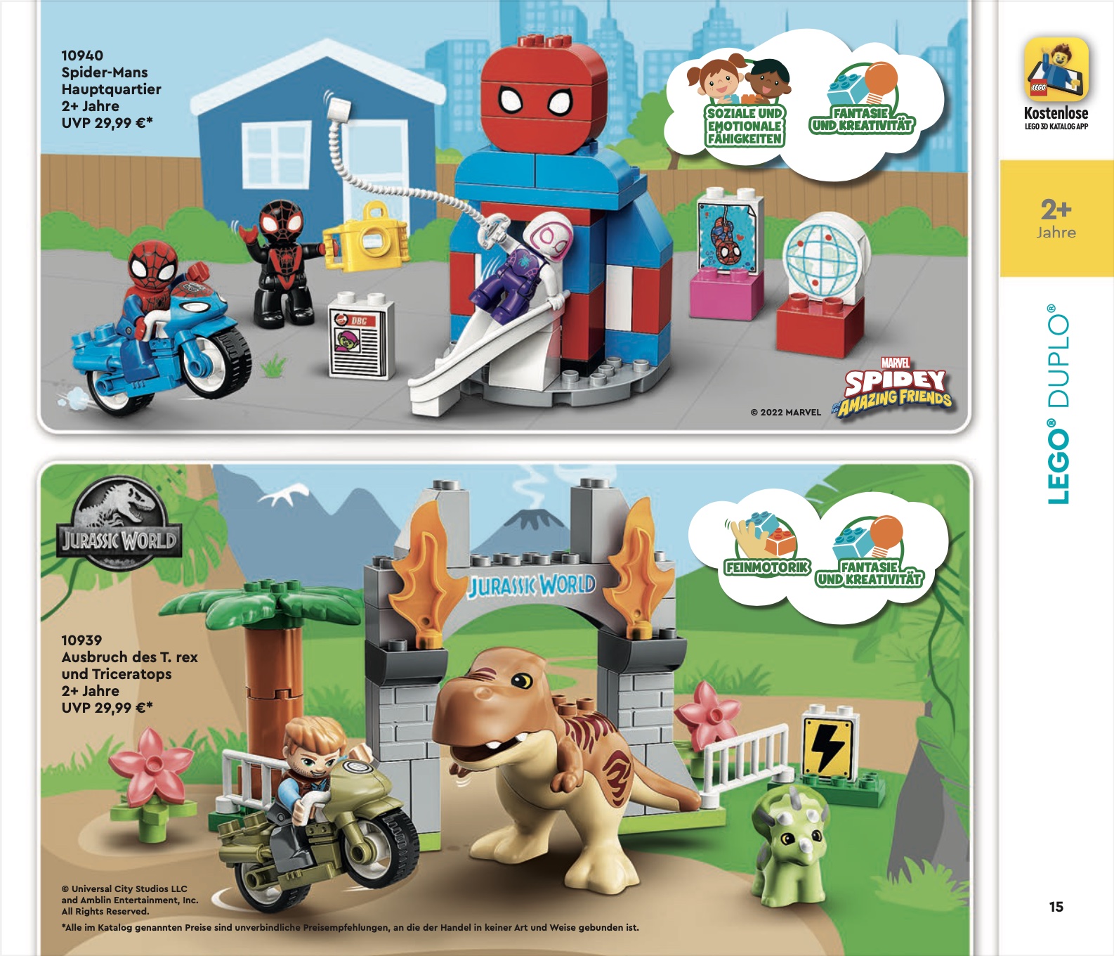 LEGO Katalog 2022 Seite 15