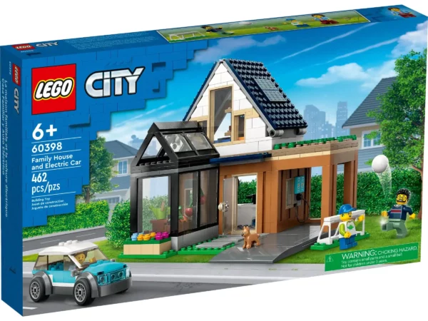 LEGO City Familienhaus mit Elektroauto 60398