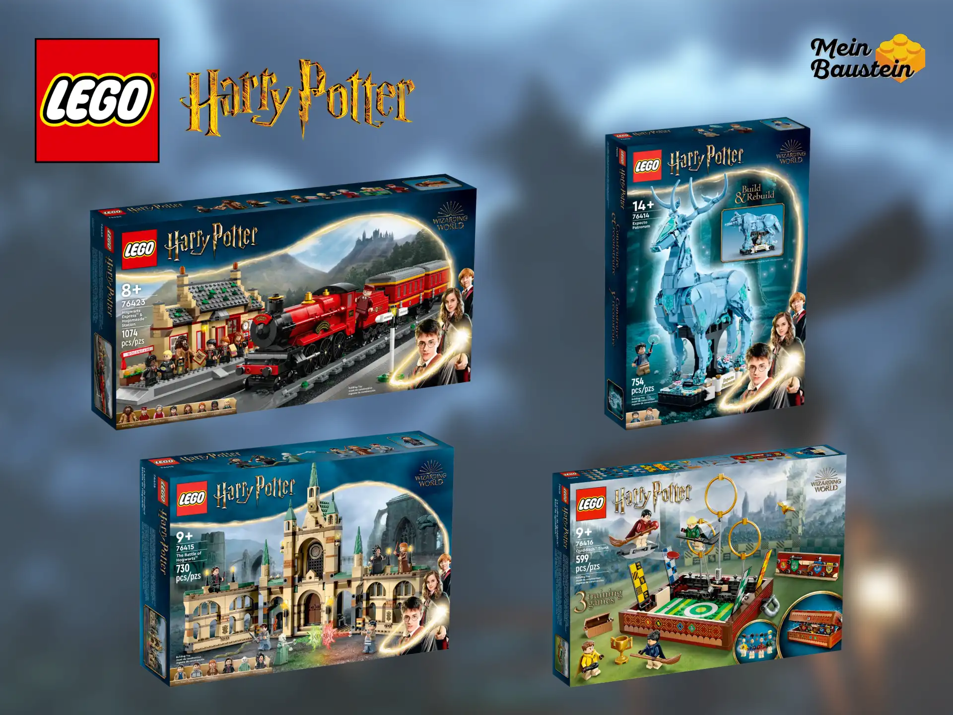 LEGO Harry Potter 2023 mit 4 weiteren Sets Juni