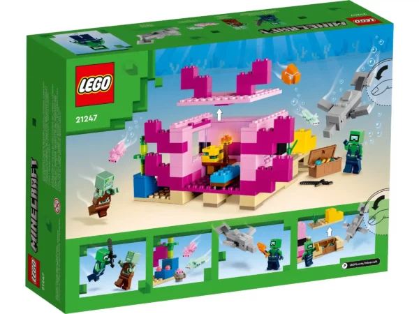 LEGO Minecraft "Das Axolotl-Haus" (21247)