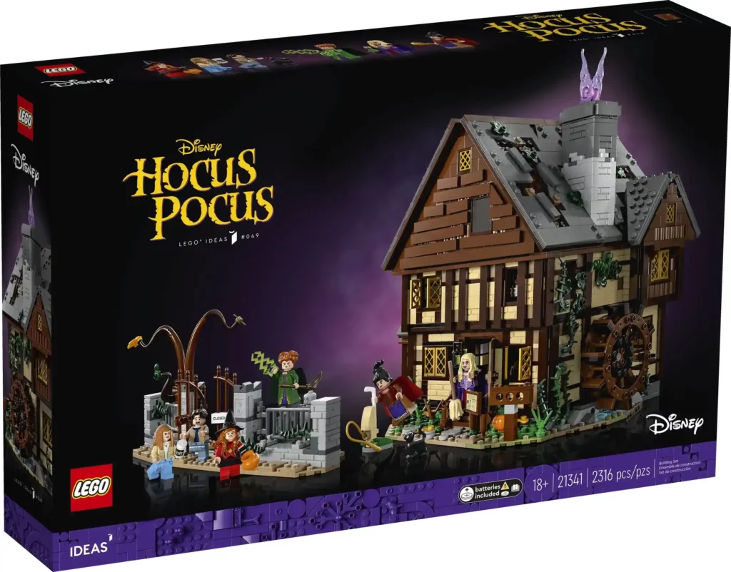 LEGO IDEAS Set "Disney Hocus Pocus: Das Hexenhaus der Sanderson-Schwestern" (21341)