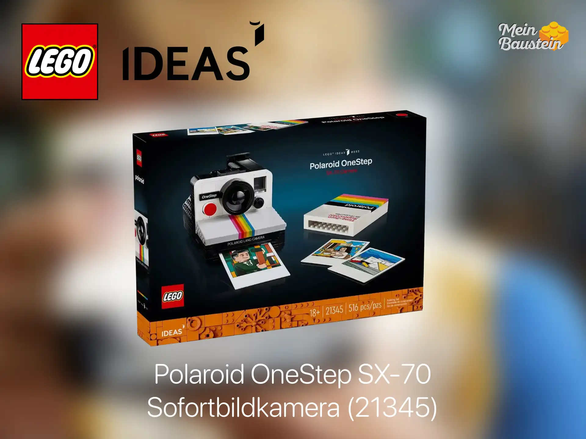 LEGO Ideas Polaroid OneStep SX-70 Sofortbildkamera