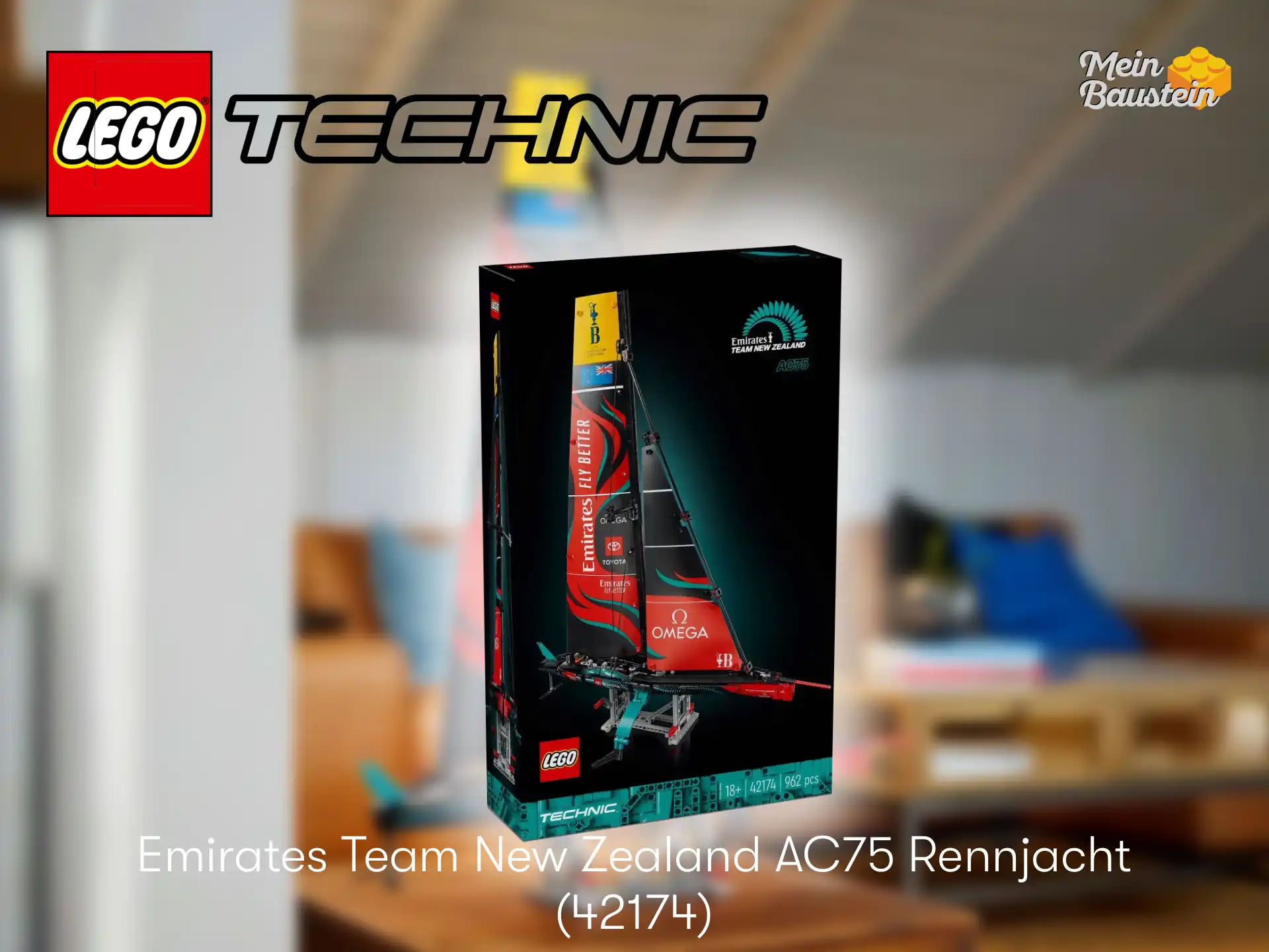 LEGO Emirates Team New Zealand AC75 Rennyacht 42174