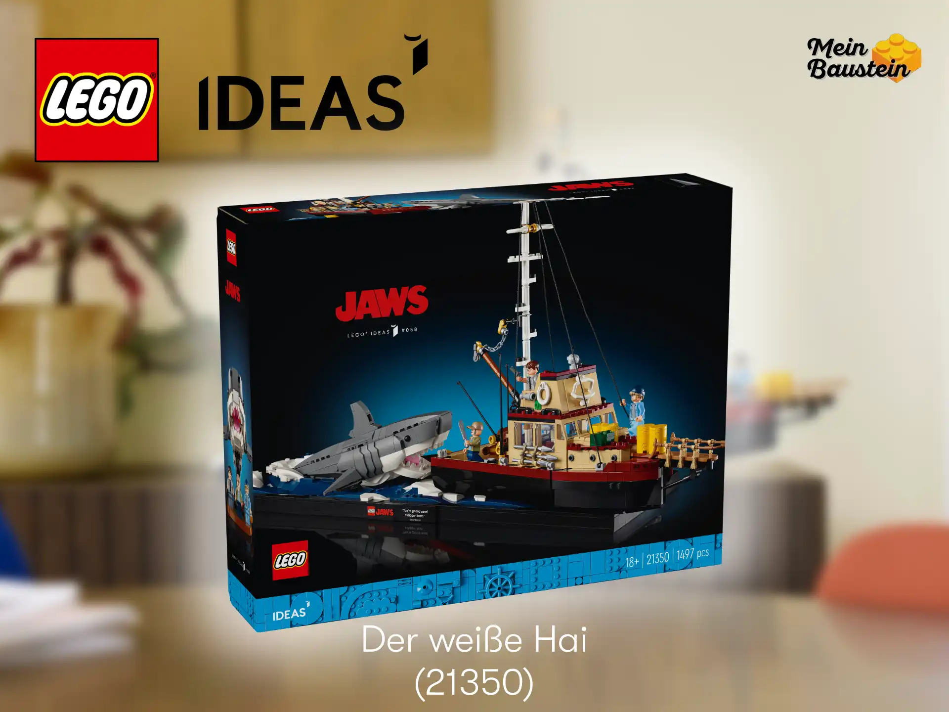 LEGO Ideas Der weiße Hai 21350