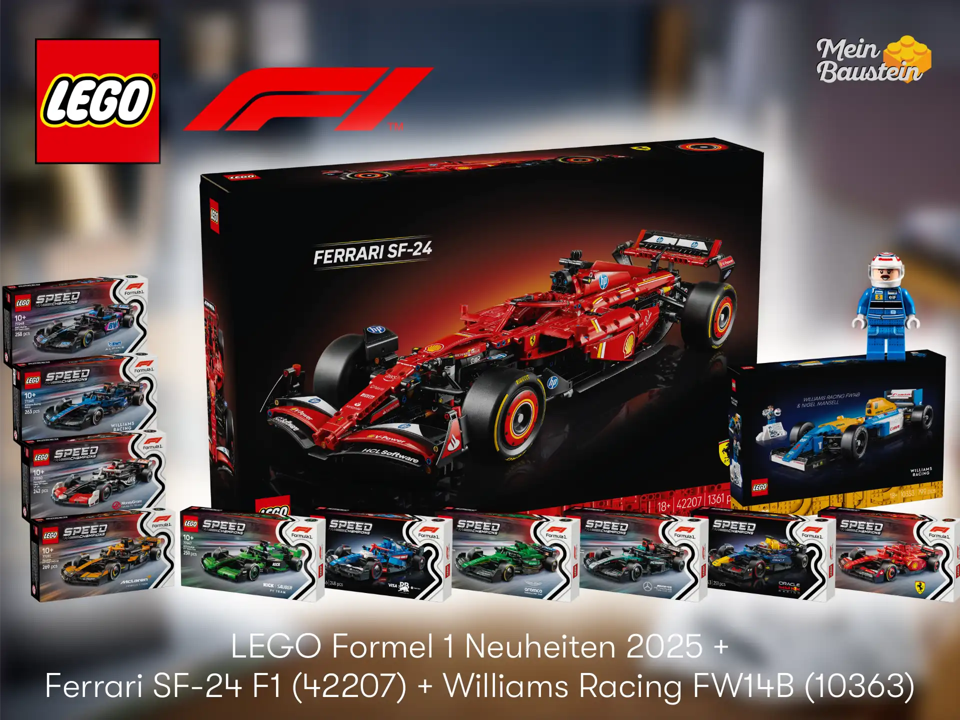 LEGO Formel 1 Neuheiten 2025