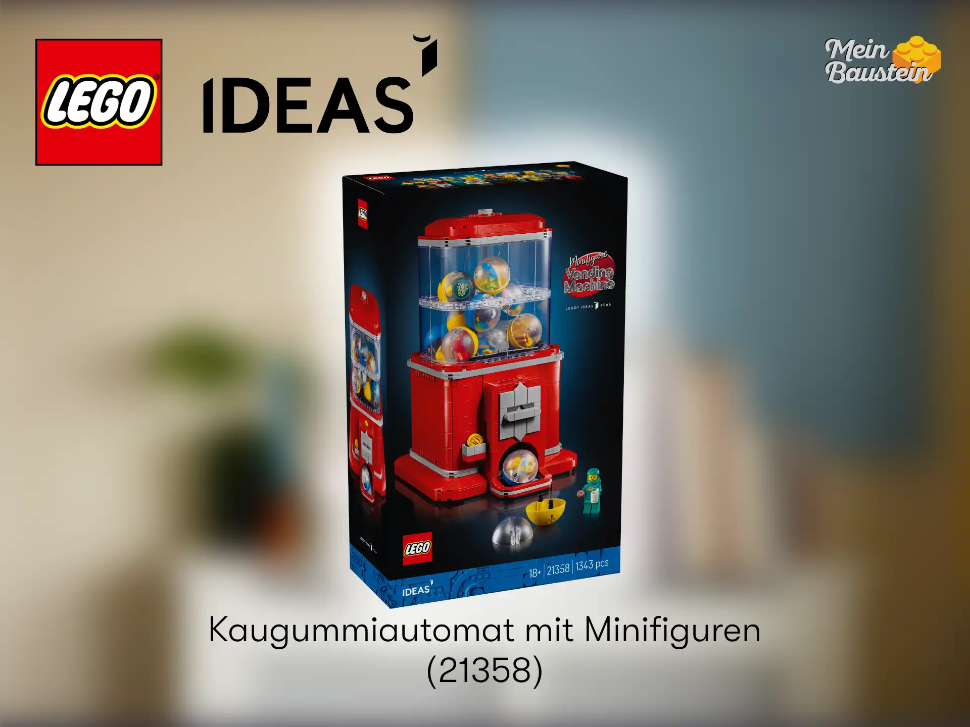 LEGO Kaugummiautomat mit Minifiguren 21358