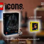 LEGO Icons Captain Jack Sparrows Piratenschiff 10365 + LEGO GWP
