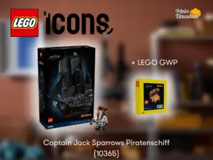 LEGO Icons Captain Jack Sparrows Piratenschiff 10365 + LEGO GWP