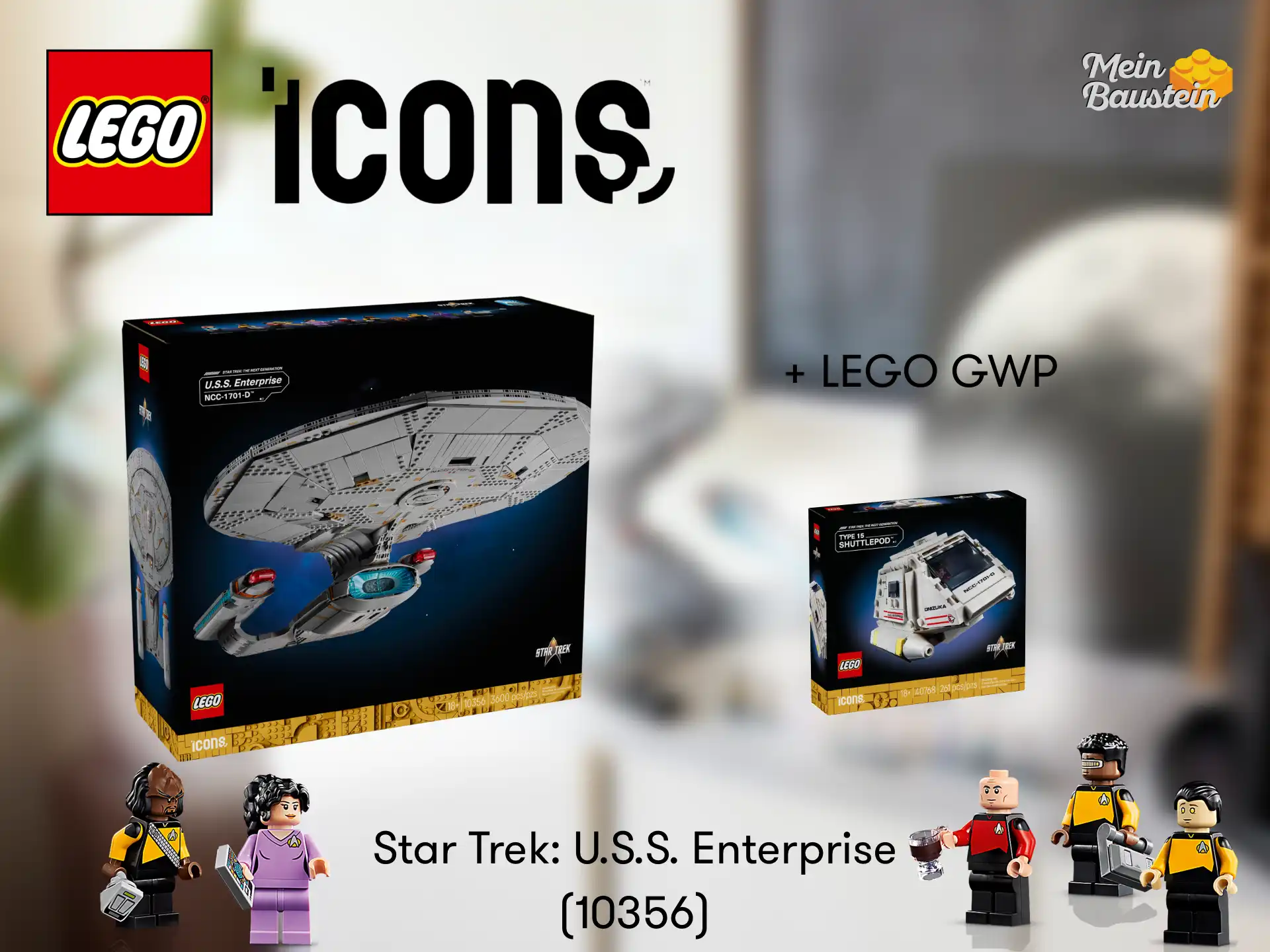 LEGO Star Trek USS Enterprise 10356 + LEGO GWP