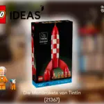 LEGO Ideas Mondrakete von Tintin 21367