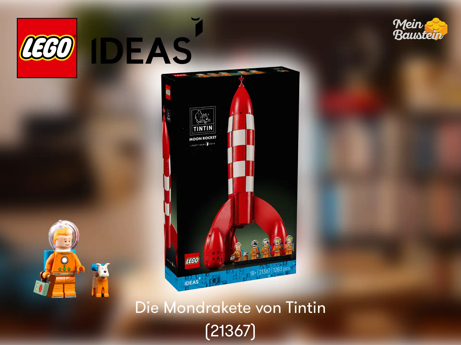 LEGO Ideas Mondrakete von Tintin 21367