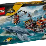 Mosasaurier-Angriff auf das Boot